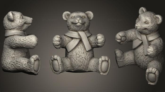Игрушки (Маленький Медведь, TOYS_0659) 3D модель для ЧПУ станка